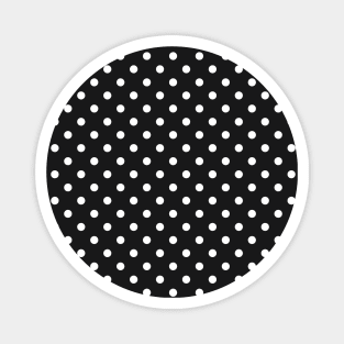 Black and White Polka Dots Seamless Pattern 015#001 Magnet